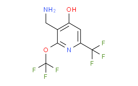 3-(Aminomethyl)-4-hydroxy-2-(trifluoromethoxy)-6-(trifluoromethyl)pyridine