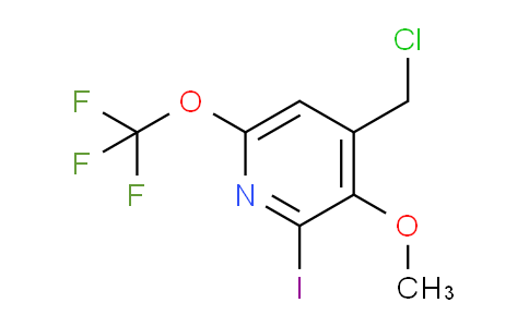 4-(Chloromethyl)-2-iodo-3-methoxy-6-(trifluoromethoxy)pyridine