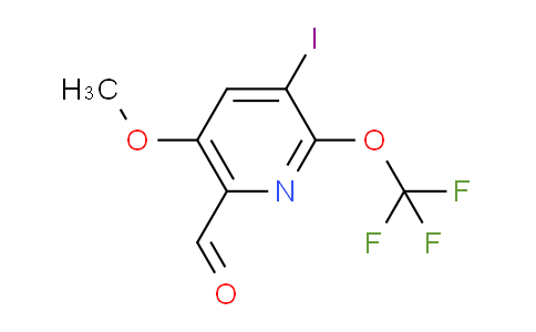 3-Iodo-5-methoxy-2-(trifluoromethoxy)pyridine-6-carboxaldehyde