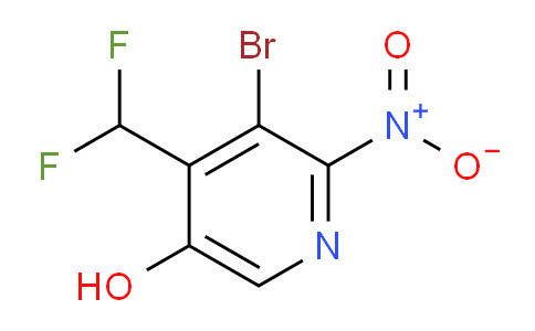 AM15803 | 1804885-84-4 | 3-Bromo-4-(difluoromethyl)-5-hydroxy-2-nitropyridine