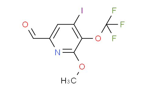 4-Iodo-2-methoxy-3-(trifluoromethoxy)pyridine-6-carboxaldehyde