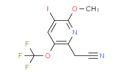 AM158035 | 1804831-53-5 | 3-Iodo-2-methoxy-5-(trifluoromethoxy)pyridine-6-acetonitrile