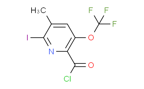 AM158036 | 1806735-90-9 | 2-Iodo-3-methyl-5-(trifluoromethoxy)pyridine-6-carbonyl chloride