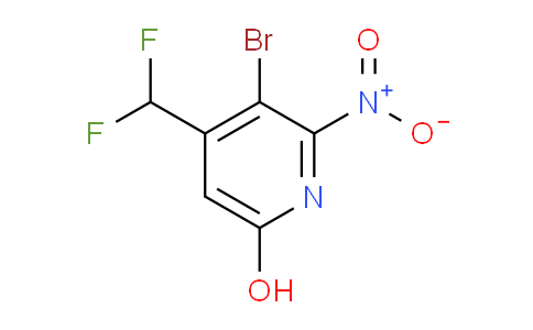 AM15804 | 1805406-38-5 | 3-Bromo-4-(difluoromethyl)-6-hydroxy-2-nitropyridine