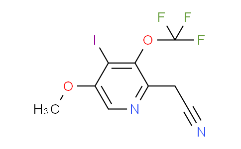 AM158047 | 1804436-09-6 | 4-Iodo-5-methoxy-3-(trifluoromethoxy)pyridine-2-acetonitrile