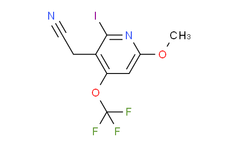 AM158067 | 1804727-77-2 | 2-Iodo-6-methoxy-4-(trifluoromethoxy)pyridine-3-acetonitrile