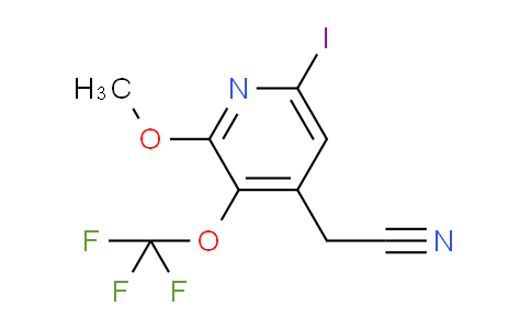 AM158071 | 1804435-73-1 | 6-Iodo-2-methoxy-3-(trifluoromethoxy)pyridine-4-acetonitrile