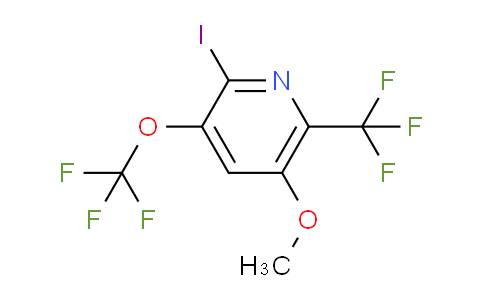 2-Iodo-5-methoxy-3-(trifluoromethoxy)-6-(trifluoromethyl)pyridine