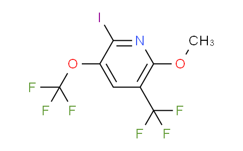 2-Iodo-6-methoxy-3-(trifluoromethoxy)-5-(trifluoromethyl)pyridine