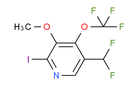 5-(Difluoromethyl)-2-iodo-3-methoxy-4-(trifluoromethoxy)pyridine