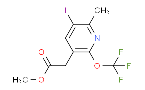 AM158137 | 1804346-13-1 | Methyl 3-iodo-2-methyl-6-(trifluoromethoxy)pyridine-5-acetate