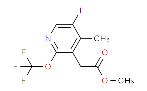 Methyl 5-iodo-4-methyl-2-(trifluoromethoxy)pyridine-3-acetate