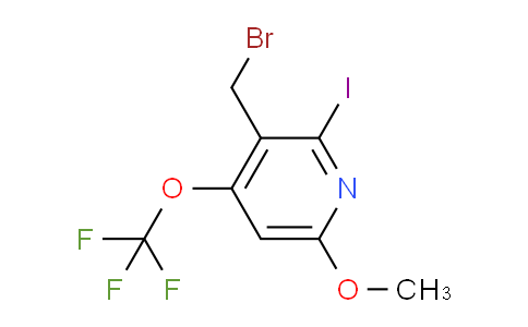 3-(Bromomethyl)-2-iodo-6-methoxy-4-(trifluoromethoxy)pyridine