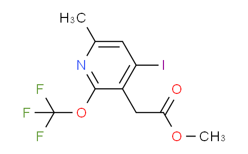 Methyl 4-iodo-6-methyl-2-(trifluoromethoxy)pyridine-3-acetate