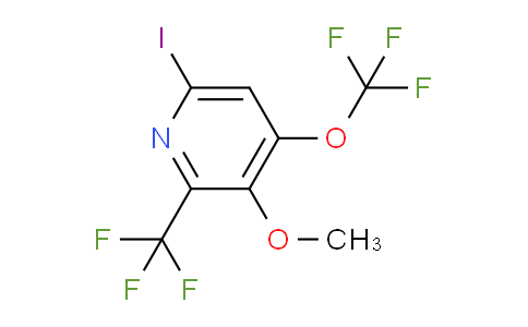 AM158157 | 1804830-46-3 | 6-Iodo-3-methoxy-4-(trifluoromethoxy)-2-(trifluoromethyl)pyridine