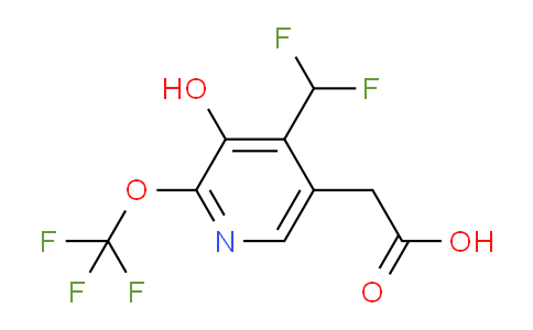 AM158188 | 1806729-47-4 | 4-(Difluoromethyl)-3-hydroxy-2-(trifluoromethoxy)pyridine-5-acetic acid
