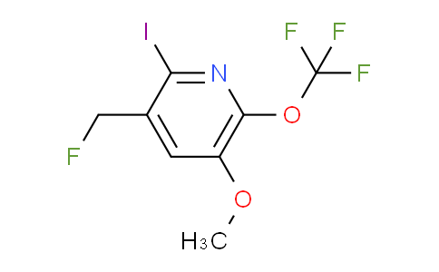 3-(Fluoromethyl)-2-iodo-5-methoxy-6-(trifluoromethoxy)pyridine