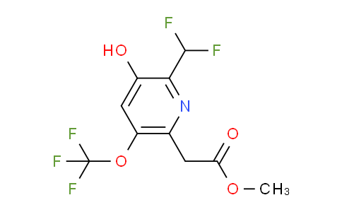 AM158200 | 1804345-39-8 | Methyl 2-(difluoromethyl)-3-hydroxy-5-(trifluoromethoxy)pyridine-6-acetate