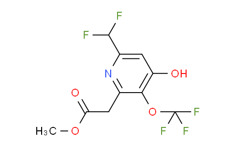 AM158210 | 1806727-98-9 | Methyl 6-(difluoromethyl)-4-hydroxy-3-(trifluoromethoxy)pyridine-2-acetate