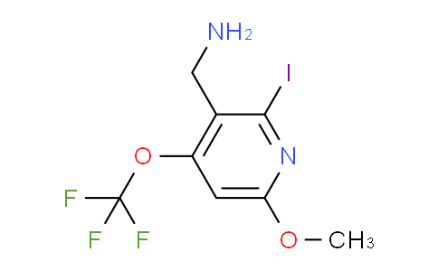 3-(Aminomethyl)-2-iodo-6-methoxy-4-(trifluoromethoxy)pyridine