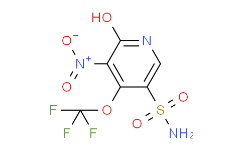 2-Hydroxy-3-nitro-4-(trifluoromethoxy)pyridine-5-sulfonamide