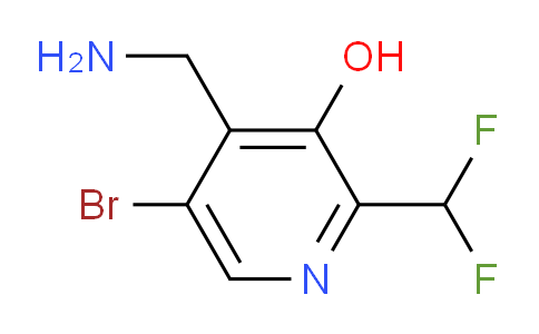 4-(Aminomethyl)-5-bromo-2-(difluoromethyl)-3-hydroxypyridine