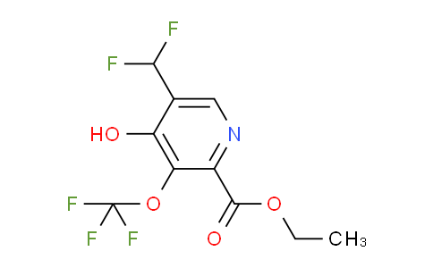 AM158257 | 1806046-65-0 | Ethyl 5-(difluoromethyl)-4-hydroxy-3-(trifluoromethoxy)pyridine-2-carboxylate