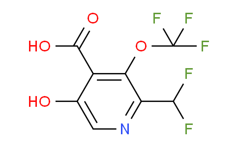 AM158262 | 1806049-18-2 | 2-(Difluoromethyl)-5-hydroxy-3-(trifluoromethoxy)pyridine-4-carboxylic acid