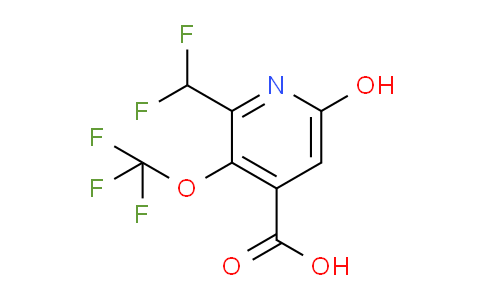 AM158264 | 1804837-10-2 | 2-(Difluoromethyl)-6-hydroxy-3-(trifluoromethoxy)pyridine-4-carboxylic acid