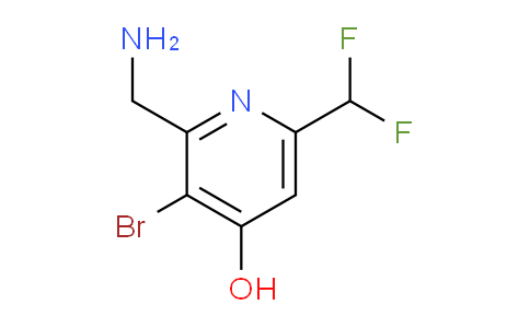 2-(Aminomethyl)-3-bromo-6-(difluoromethyl)-4-hydroxypyridine