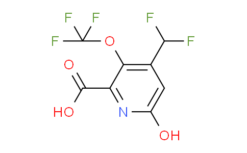 AM158287 | 1806043-70-8 | 4-(Difluoromethyl)-6-hydroxy-3-(trifluoromethoxy)pyridine-2-carboxylic acid