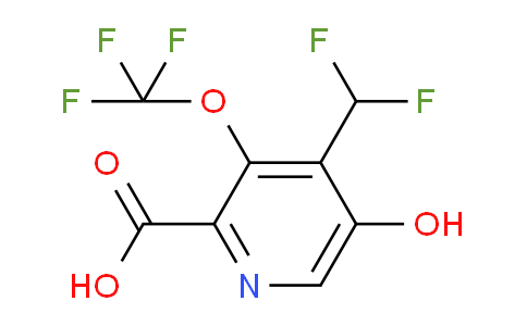 AM158295 | 1803961-18-3 | 4-(Difluoromethyl)-5-hydroxy-3-(trifluoromethoxy)pyridine-2-carboxylic acid