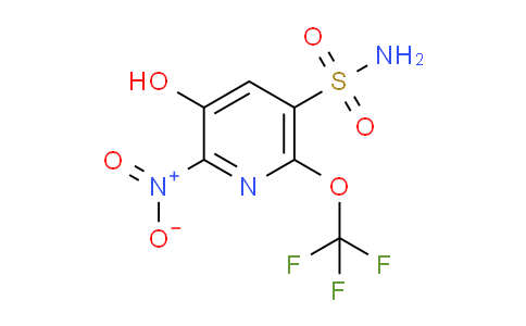 3-Hydroxy-2-nitro-6-(trifluoromethoxy)pyridine-5-sulfonamide