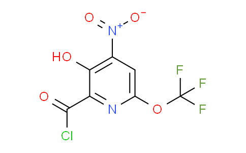 3-Hydroxy-4-nitro-6-(trifluoromethoxy)pyridine-2-carbonyl chloride