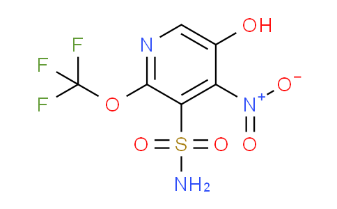 5-Hydroxy-4-nitro-2-(trifluoromethoxy)pyridine-3-sulfonamide