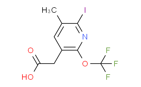 AM158325 | 1804344-37-3 | 2-Iodo-3-methyl-6-(trifluoromethoxy)pyridine-5-acetic acid
