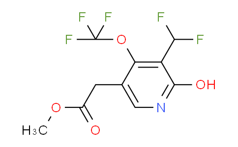 AM158334 | 1804346-07-3 | Methyl 3-(difluoromethyl)-2-hydroxy-4-(trifluoromethoxy)pyridine-5-acetate