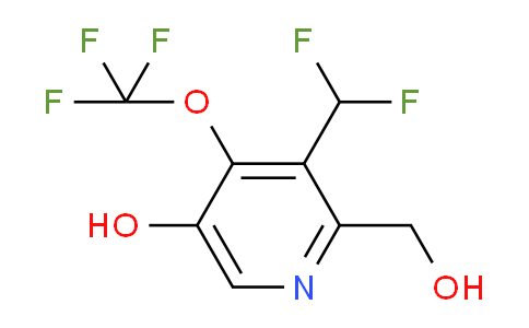 3-(Difluoromethyl)-5-hydroxy-4-(trifluoromethoxy)pyridine-2-methanol