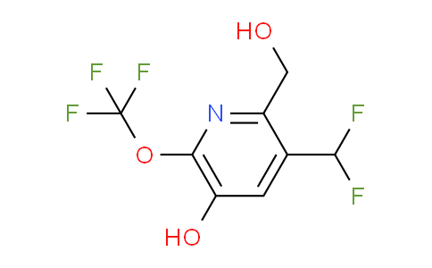 3-(Difluoromethyl)-5-hydroxy-6-(trifluoromethoxy)pyridine-2-methanol