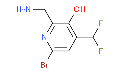 2-(Aminomethyl)-6-bromo-4-(difluoromethyl)-3-hydroxypyridine