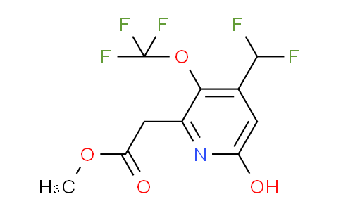 AM158350 | 1804726-53-1 | Methyl 4-(difluoromethyl)-6-hydroxy-3-(trifluoromethoxy)pyridine-2-acetate