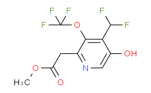 AM158355 | 1806728-14-2 | Methyl 4-(difluoromethyl)-5-hydroxy-3-(trifluoromethoxy)pyridine-2-acetate