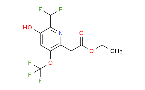AM158367 | 1806195-41-4 | Ethyl 2-(difluoromethyl)-3-hydroxy-5-(trifluoromethoxy)pyridine-6-acetate