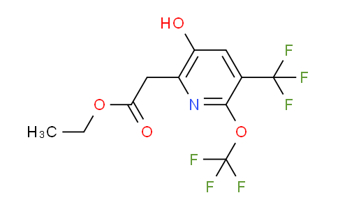 AM158372 | 1804346-91-5 | Ethyl 5-hydroxy-2-(trifluoromethoxy)-3-(trifluoromethyl)pyridine-6-acetate