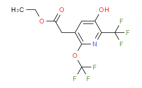 AM158373 | 1804368-68-0 | Ethyl 3-hydroxy-6-(trifluoromethoxy)-2-(trifluoromethyl)pyridine-5-acetate