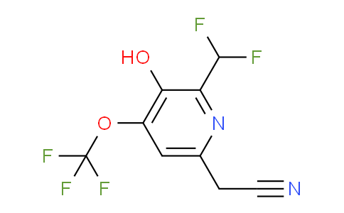 AM158375 | 1806047-06-2 | 2-(Difluoromethyl)-3-hydroxy-4-(trifluoromethoxy)pyridine-6-acetonitrile