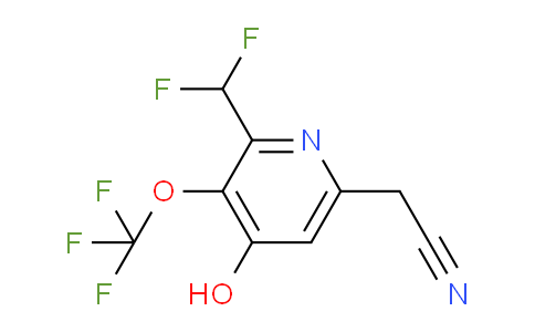 AM158379 | 1804725-55-0 | 2-(Difluoromethyl)-4-hydroxy-3-(trifluoromethoxy)pyridine-6-acetonitrile