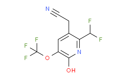AM158391 | 1804368-87-3 | 2-(Difluoromethyl)-6-hydroxy-5-(trifluoromethoxy)pyridine-3-acetonitrile