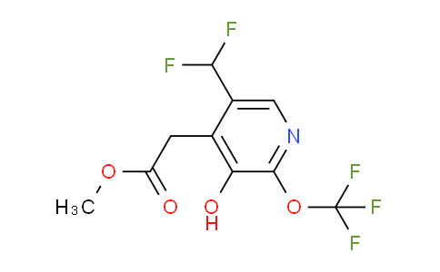 AM158393 | 1804726-48-4 | Methyl 5-(difluoromethyl)-3-hydroxy-2-(trifluoromethoxy)pyridine-4-acetate