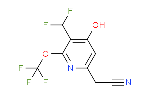 AM158395 | 1804839-42-6 | 3-(Difluoromethyl)-4-hydroxy-2-(trifluoromethoxy)pyridine-6-acetonitrile